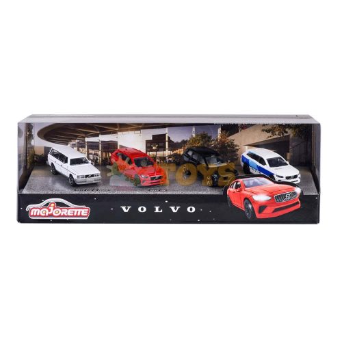 majorette 4 db Volvo kisautó készlet különböző modellek 212057615SD1