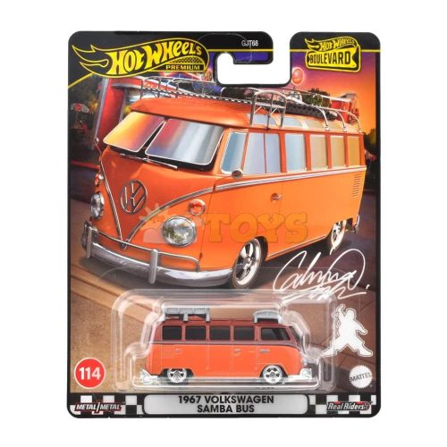 Hot Wheels Premium 1967 Volkswagen Samba Bus HRT62 kisautó