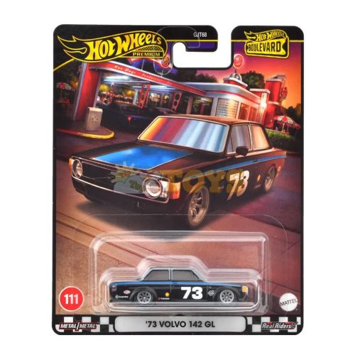 Hot Wheels Premium '73 Volvo 142 GL HRT79 kisautó - Mattel