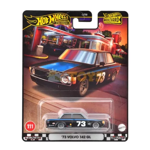 Hot Wheels Premium '73 Volvo 142 GL HRT79 kisautó - Mattel