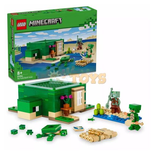 LEGO® Minecraft A tengerparti teknősház 21254