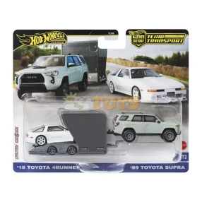  Hot Wheels Premium Team Transport Toyota 4Runner és Toyota Supra HRV37