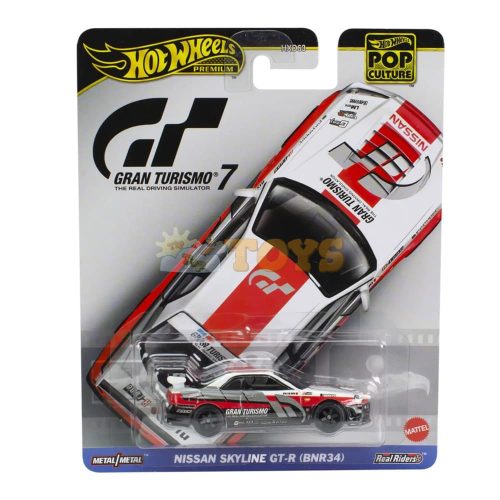 Hot Wheels Premium Gran Turismo Nissan Skyline GT R Pop Culture HKC28 kisautó