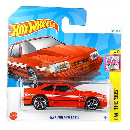 Hot Wheels '92 Ford Mustang HTB05 - HW: THE '90S - kisautó