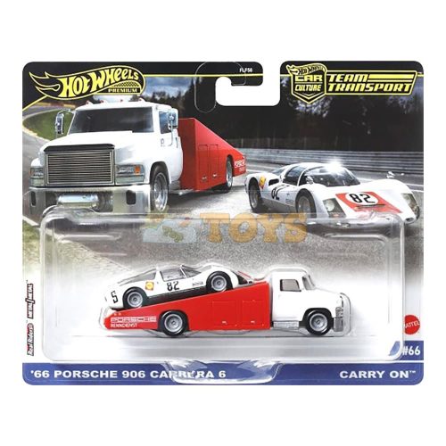 Hot Wheels Premium Team Transport Carry On és '66 Porsche 906 Carrera 6 HRV47