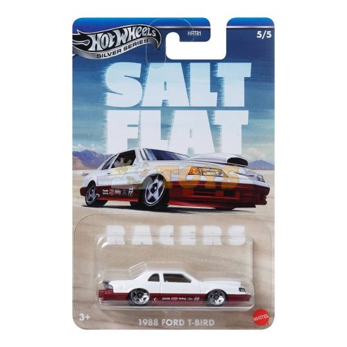 Hot Wheels Silver 1988 Ford T-Bird JBY85 Salt Flat kisautó