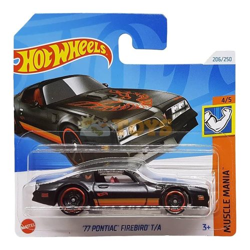Hot Wheels '77 Pontiac Firebird T/A HTC60 Muscle Mania kisautó