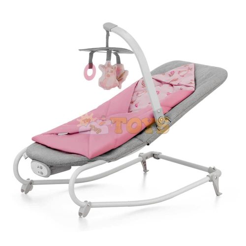 Kinderkraft Baba hintaszék 3 az 1-ben FELIO 2 bazsarózsa