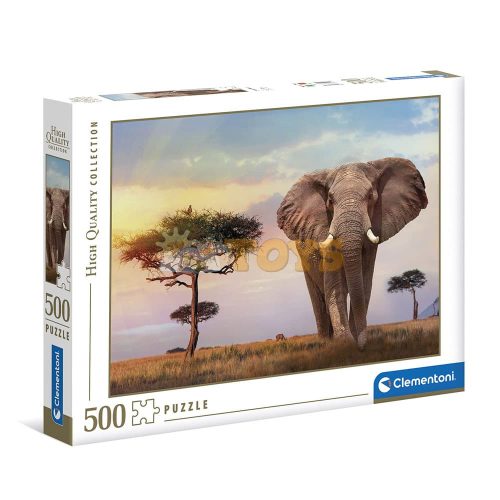 Clementoni puzzle 500 darabos  Afrikai Naplemente 35096