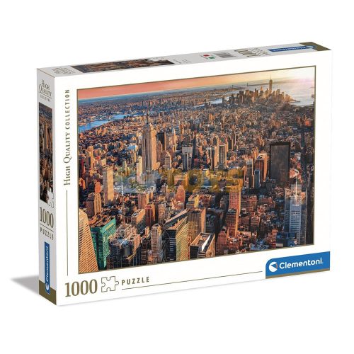 Clementoni Puzzle 1000 darabos New York City Naplemente 39646