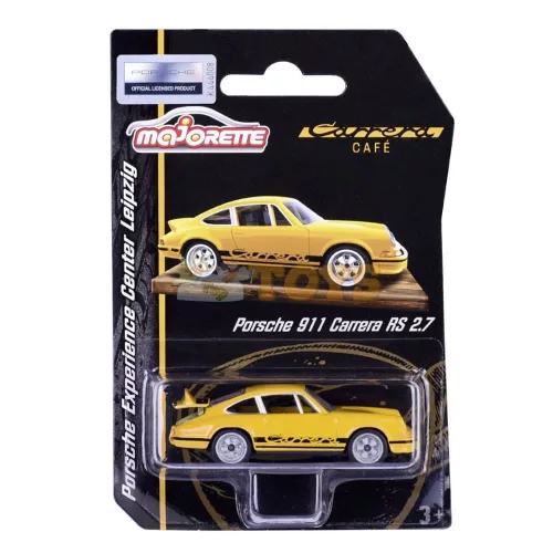 majorette kisautó Porsche 911 Carrera RS 2.7 sárga 212053062MUE