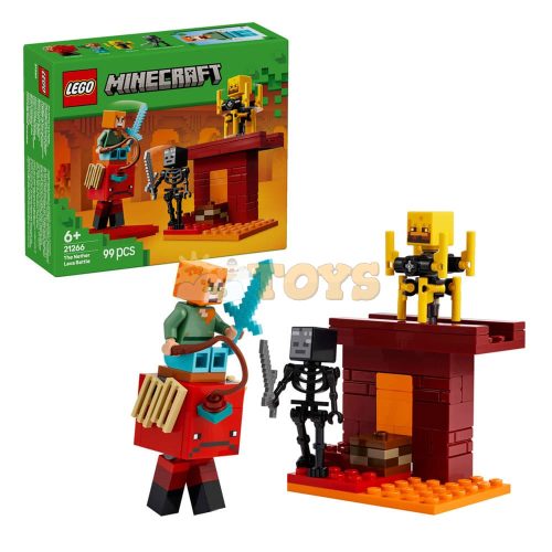 LEGO® Minecraft Csata az alvilági lávatónál 21266