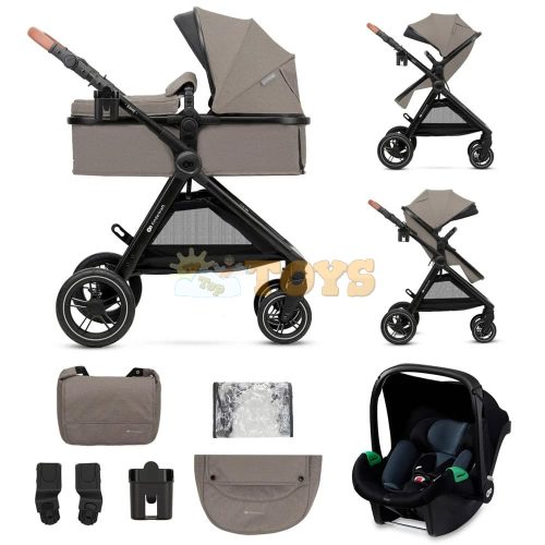Kinderkraft 3 az 1-ben babakocsi ESME Sand Beige - 3 az 1-ben babakocsi