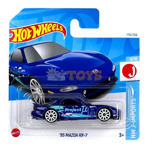 Hot Wheels kisautó '95 Mazda RX-7 HTD97 HW J-Imports