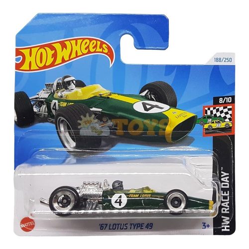 Hot Wheels kisautó '67 Lotus Type 49 HTD99 HW Race Day