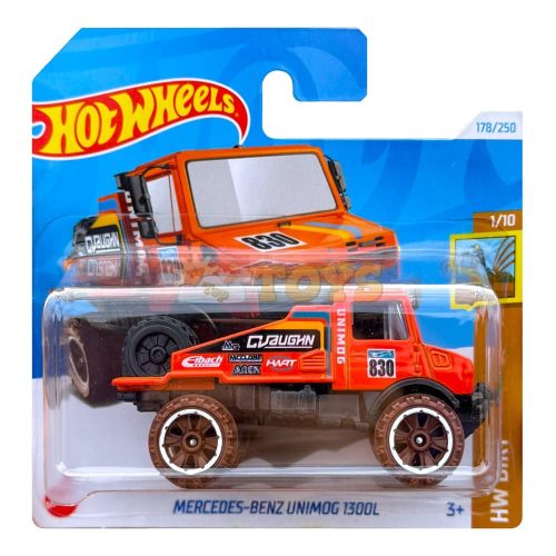 Hot Wheels Teherautó Mercedes-Benz Unimog 1300L HTF05 HW Dirt