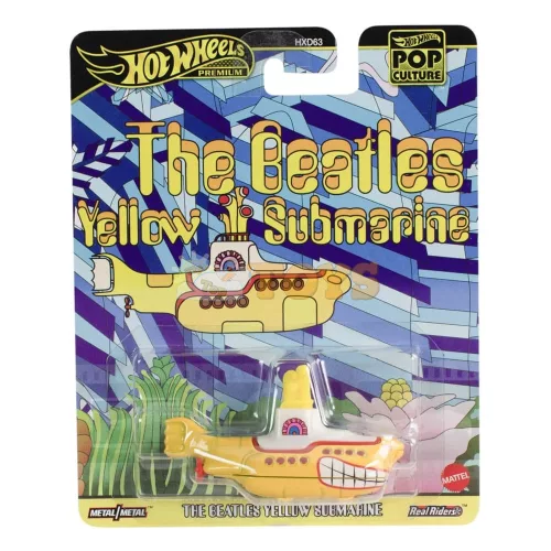 Hot Wheels Premium Pop Culture The Beatles Yellow Submarine JBL74