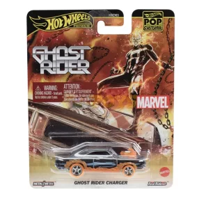   Hot Wheels Premium Pop Culture Ghost Rider Charger JBL81 Real Riders