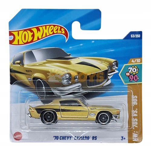 Hot Wheels kisautó '70 Chevy Camaro RS HYX03 HW: 70s vs. 90s