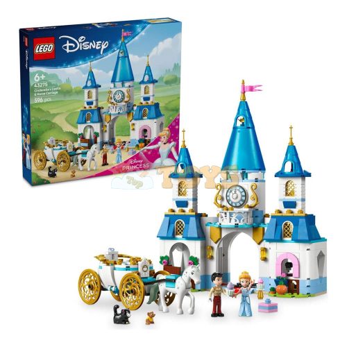 LEGO® Disney Hamupipőke kastélya és hintója 43275