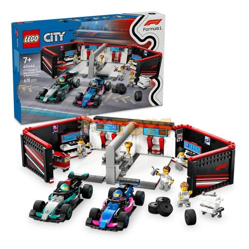 LEGO® City F1®-es garázs, Mercedes-AMG és Alpine autók 60444