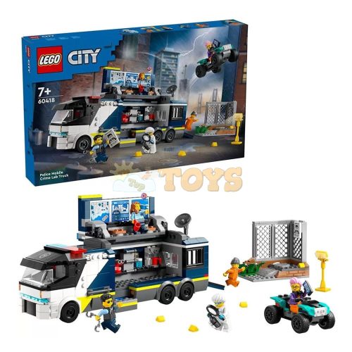 LEGO® City Rendőrségi mozgó bűnügyi labor 60418