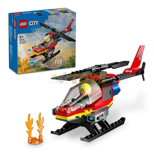 LEGO® City Tűzoltó mentőhelikopter 60411