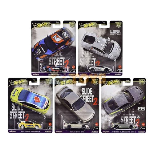 Hot Wheels Premium Car Culture Slide Street 2 autó szett FPY86-959H