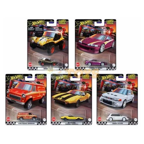 Hot Wheels Premium Boulevard Series autó szett  106-110 GJT68-956Y