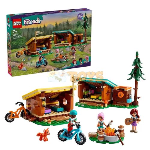 LEGO® Friends Otthonos kabinok a kalandtáborban 42624