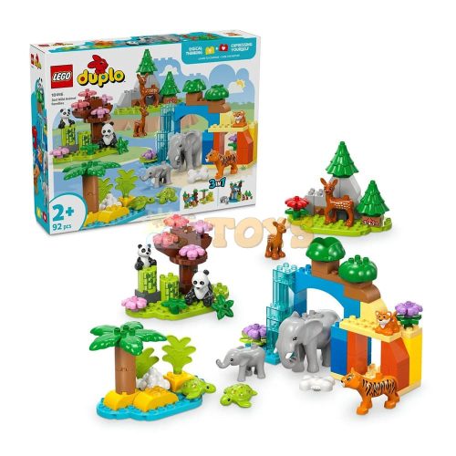 LEGO® Duplo 3 az 1-ben állatcsaládok a vadvilágban 10446