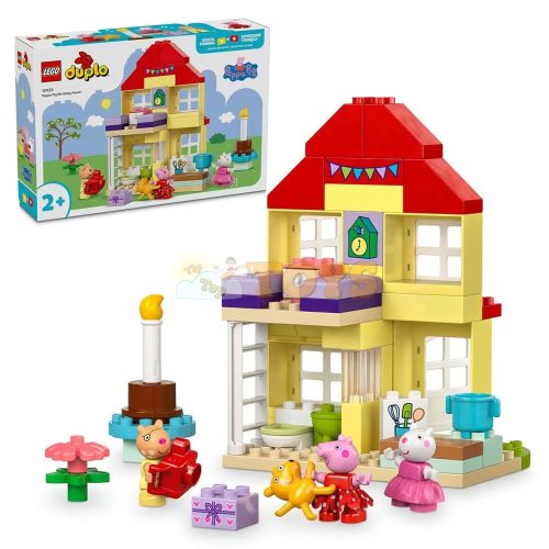 LEGO® Duplo Peppa malac születésnapi háza 10433
