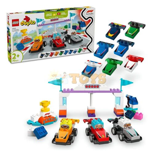 LEGO® Duplo F1® versenyautók és pilóták 10445