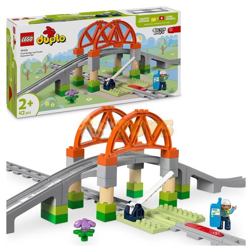 LEGO® Duplo Vasúti híd és sínek kiegészítő szett 10426