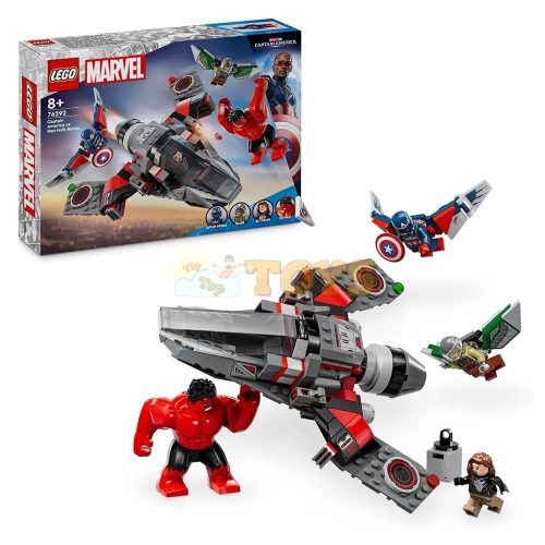 LEGO® Marvel Amerika Kapitány vs. Vörös Hulk csata 76292 - 223 darab