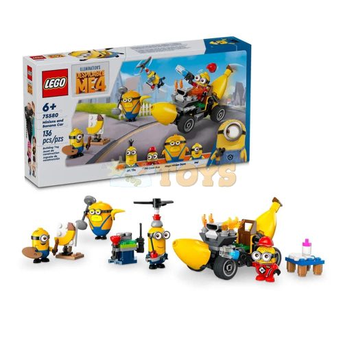 LEGO® Minions Minyonok és banánautó 75580 - 136 darab
