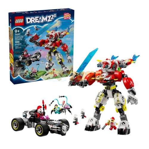 LEGO® DREAMZzz Cooper tigrisrobotja és Zero hot rod autója 71497 - 1006 darab