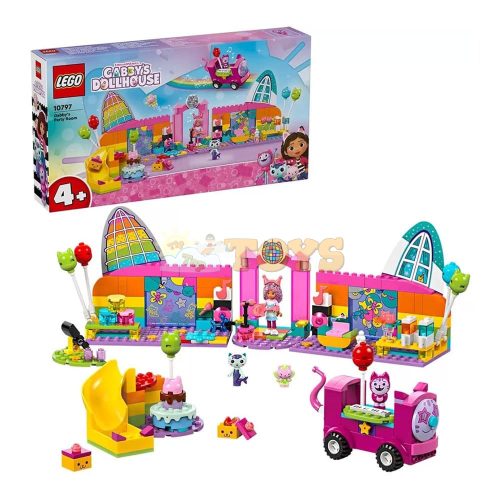LEGO® Gabby's Dollhouse Gabi partiszobája 10797 - 252 darab