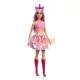 Barbie Dreamtopia Unikornis baba rózsaszín ruhában HRR13 - Mattel