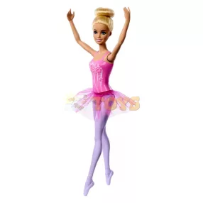   Barbie karrier baba Balerina rózsaszín tütüben szőke hajjal HRG34 - Mattel