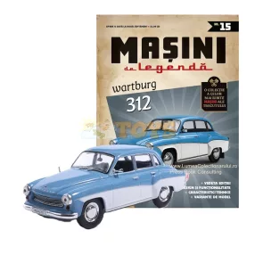   Legendás autók - Wartburg 312 fehér kék - méretarány 1:43