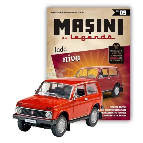 Legendás autók - Lada Niva piros - méretarány 1:43