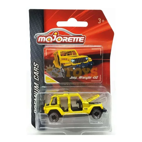 majorette fém kisautó Jeep Wrangler 4XE 224F-1 21 205 3052