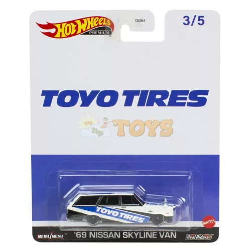 Hot Wheels Premium '69 Nissan Skyline Van HKD05 Real Riders