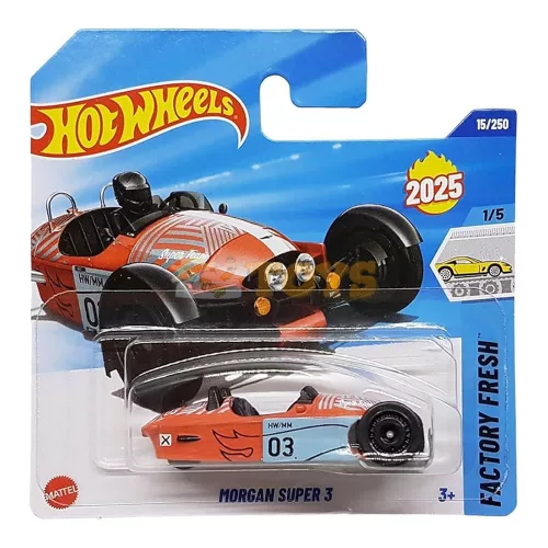 Hot Wheels fém kisautó Morgan Super 3 HYX48 Factory Fresh