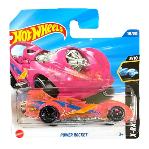 Hot Wheels fém kisautó Power Rocket JBB69 X-Raycers