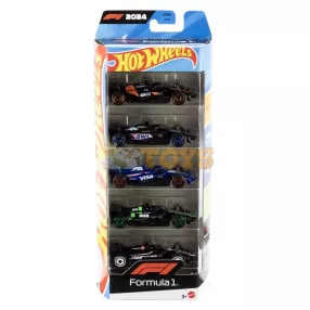   Hot Wheels kisautók 5 darabos szett Formula 1 JGF58 - Mattel