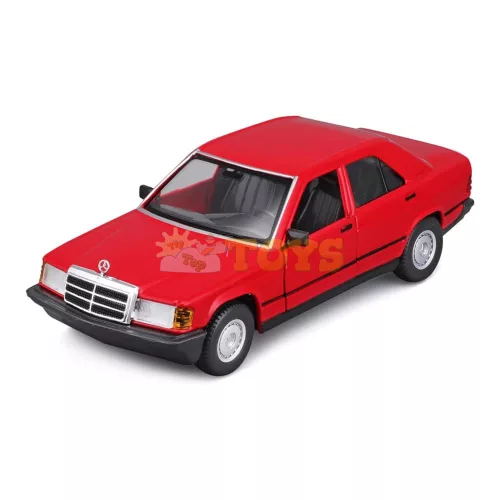 Bburago kisautó Mercedes-Benz 190 E 2.6 piros - 1:24 méretarány