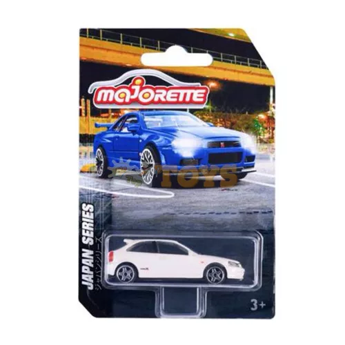 majorette Honda Civic TYPE R EK9 fehér kisautó Japan Series