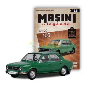 Legendás autók - Skoda 105 zöld - méretarány 1:43